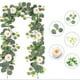 thumbnail image 5 of Guirnalda Flores Artificiales Xihbxyly 5,9 Pies con Rosas Decoración de Mesa Bodas Fiestas, 5 of 7