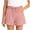 Style1-Pink girls shorts, variant on Little Girls Bow Solid Shorts Elastic Waist with Pockets Summer Casual Bottoms Back to School Shorts 2-10 Years