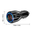 thumbnail image 4 of fastboy USB Car Charger 2 Port LED 3 .1 Universal Phone Fast Charging for Automobile Dual Charge Adapter No.01 1Set, 4 of 6