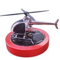 thumbnail image 1 of fastboy Solar Car Air Freshener Car Perfume Diffuser Helicopter Model for Car Home Red Red, 1 of 1