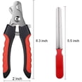 thumbnail image 4 of Cortaúñas para perros pequeños, cortaúñas para gatos con protector de seguridad, cortador de uñas profesional para mascotas, herramientas de aseo para medianos y grandes, 4 of 5