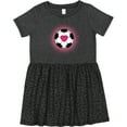 thumbnail image 3 of Inktastic Soccer Player Sports Lover Girls Toddler Dress, 3 of 5