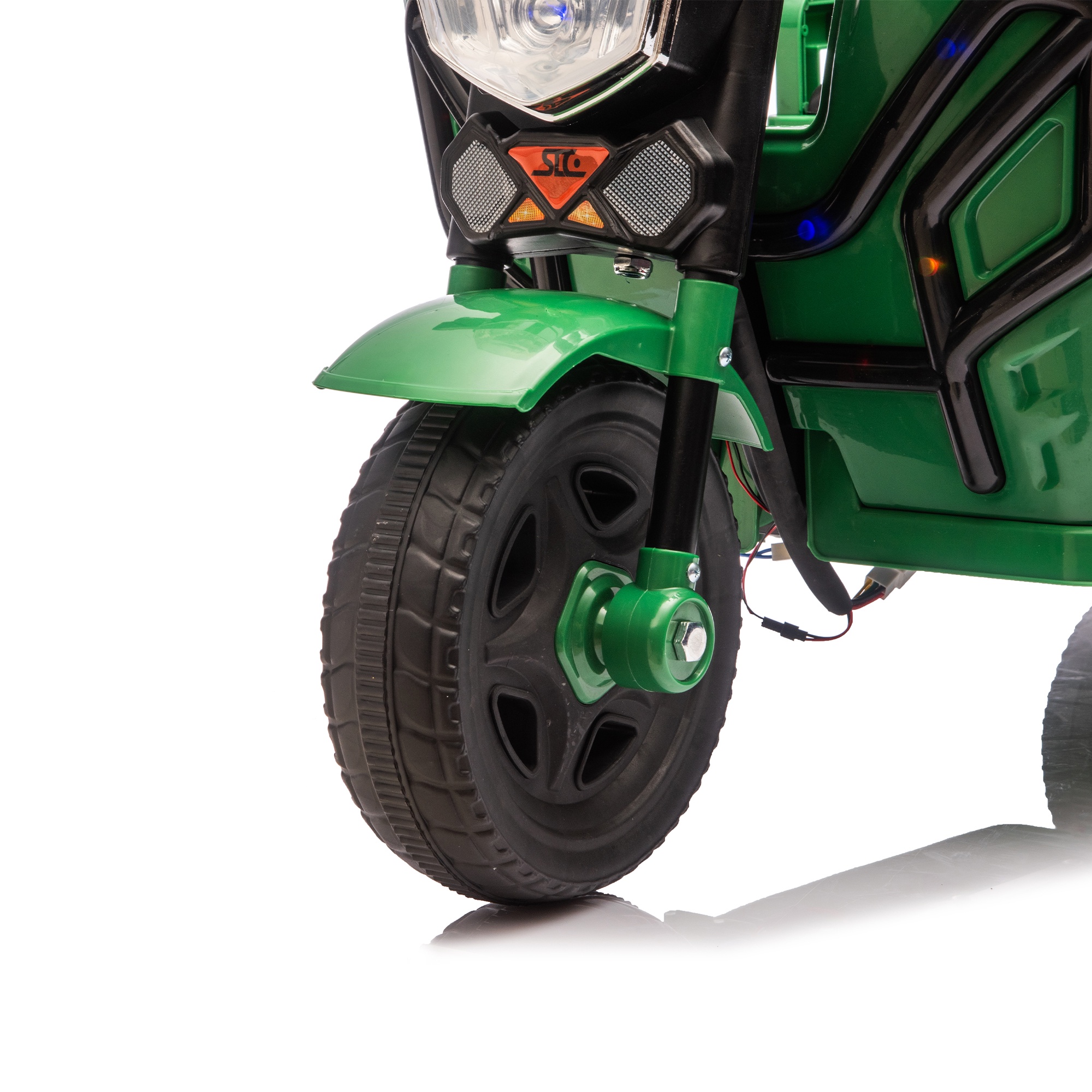 iRerts 12V Ride on Toys, Electric 3 Wheel Ride on Cargo Trucks with LED Lights, Music, Large Storage Space, Powered Ride on Cars Electric Trike for Kids Toddlers Ages 3-6, Green