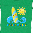 thumbnail image 4 of Inktastic Future Surfer Surfboard and Sun Boys or Girls Baby Bodysuit, 4 of 5