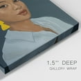 thumbnail image 3 of Figure in Yellow Earring Premium Gallery Wrapped Canvas - Ready to Hang, 3 of 9