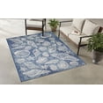 thumbnail image 2 of Mainstays 5' x 7' Blue Seashell Outdoor Rug, 2 of 9