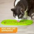 thumbnail image 3 of Neater Pets Neat-Lik Slow Feed Licking Pad for Dogs & Cats with Mess-Proof Tray, Purple & Green Mats (2 Pack) w/ Tray, 3 of 11