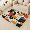 thumbnail image 1 of Abstract Colorful Geometric Area Rug 3x4, Geometric Rugs for Bedroom, Non Slip Stain Resistant Machine Washable Low Pile Super Soft, Geometric Tribal Carpet for Home Decor 8IUp1-334, 1 of 7