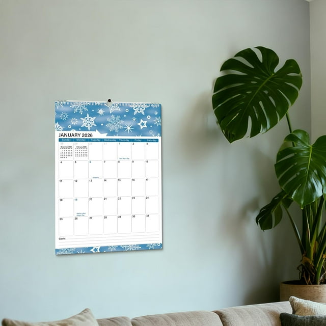 BAOPAI 2026-2027 Wall Calendar With Holiday Markings Thick Paper Planner For Yearly Organization Home And Office Use For Effective Scheduling