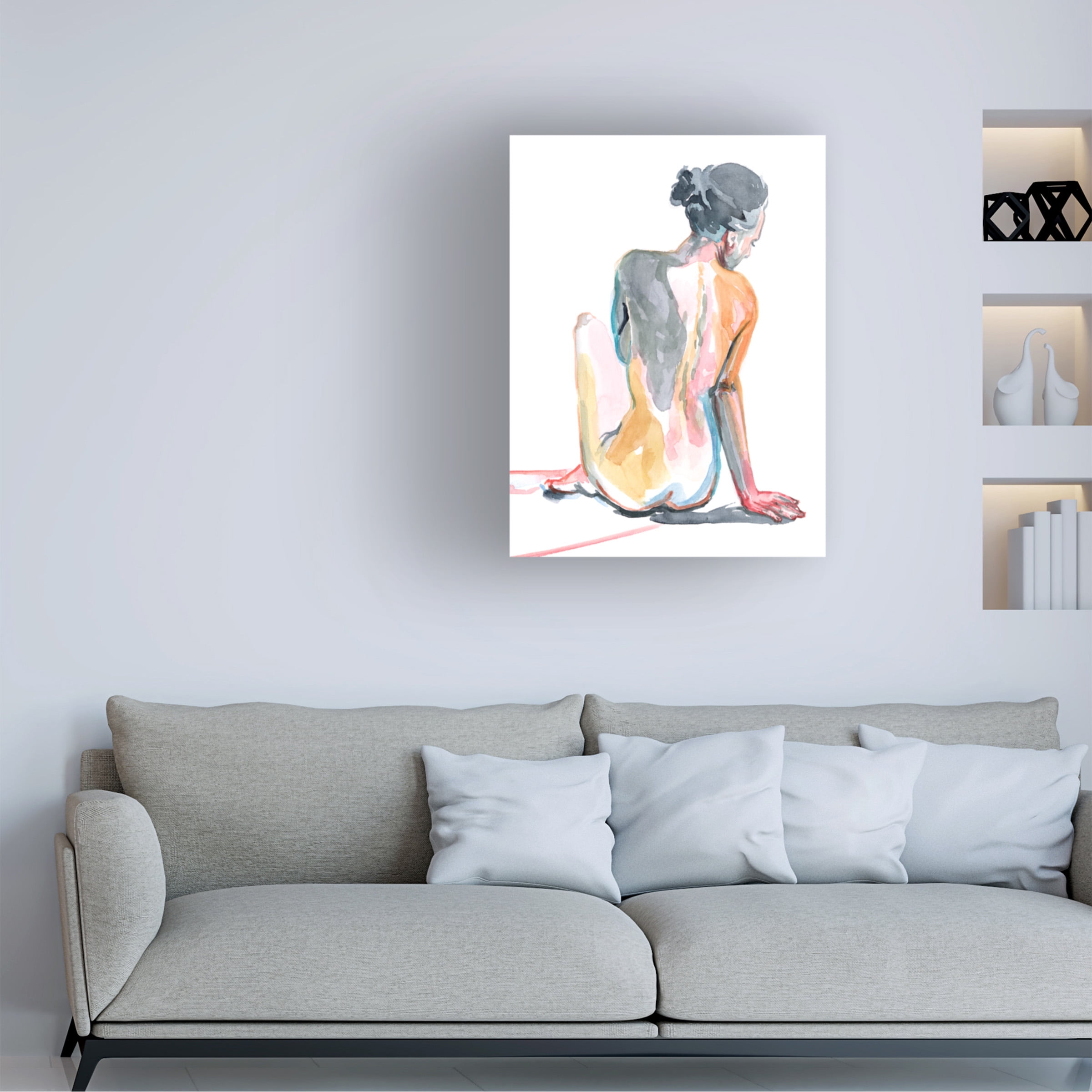 Jennifer Paxton Parker 'Colorful Shadows I' Canvas Art