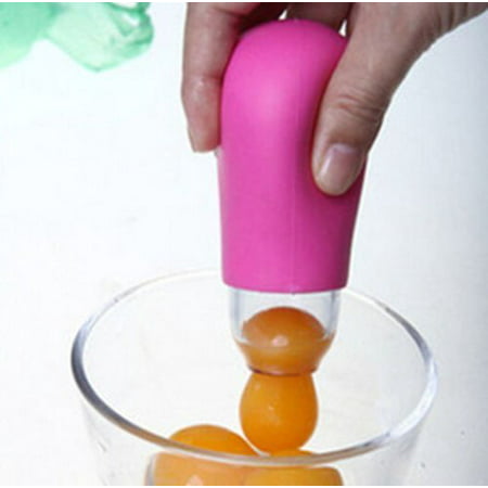 DIY Kitchen Gadget Silicone Egg Yolk White Suction Separator Divider Filter , Easy to clean, Simple operation, Clever design, Non-toxic and environmentally.., By