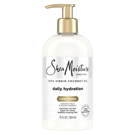 SheaMoisture Daily Hydrating Conditioner 100% Virgin Coconut Oil, 13 Fl oz
