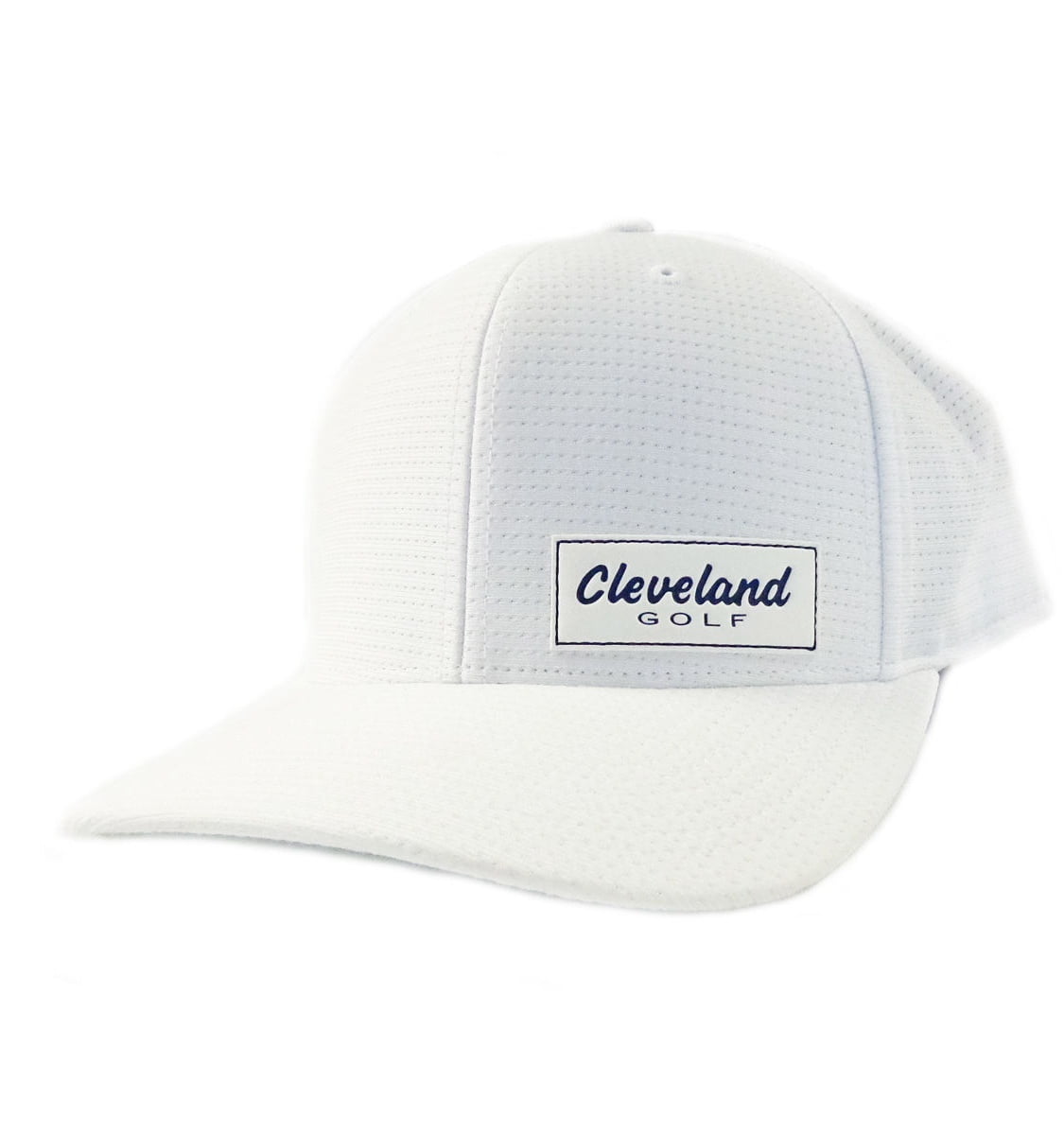 NEW Cleveland Golf FlexFit Tech 110 White Adjustable Hat/Cap
