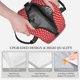 thumbnail image 3 of Easygdp Red Polka Dot Caja de Almuerzo para Mujeres y Hombres, Bolsa de Almuerzo Insulada, Bolsas Reutilizables Impermeables para Viajes, Trabajo y Picnics, 3 of 7