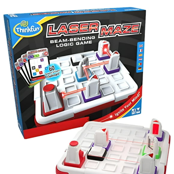 ThinkFun Laser Maze (Class 1) Brain Game STEM Features Boys and Girls, Age 8 and Up, Plastic