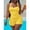 Yellow, variant on Plus Size Solid Color Halter Backless Ruched One-Piece Swimsuit Tummy Control Yellow Swimwear