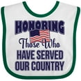 thumbnail image 3 of Inktastic Veterans Day Military Honoring Those Who Serve Boys or Girls Baby Bib, 3 of 4