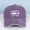 Purple, variant on QUINT'S SHARK FISHING AMITY ISLAND Letter Embroidered Color Block Trucker Hat Unisex Adjustable Cotton Breathable Fashion Cap for Travel Daily Wear