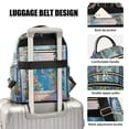 thumbnail image 3 of FORMRS Mini Backpack Purse for Women Quilted Travel Daypack Casual Shoulder Bag, Blue Sea, 3 of 7