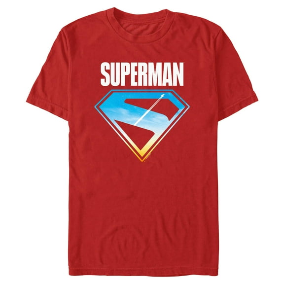 Mens Superman Sky Symbol T Shirt