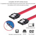 thumbnail image 4 of Cable Universal de disco duro SATA 3,0 de velocidad rápida para ordenador, Cable de unidad de estado sólido, accesorios para PC de escritorio, Juegos de teclado y mouse para computadora Naranja, 4 of 6
