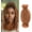 #30 Auburn Brown, variant on Afro Kinkys Human Hair Kinky-Curly Real Human Hair for Twist, Braiding, Dreadlocks & Sister , Soft Pre Fluffed, Can Be Dyed Bleached (#1B Black, 14 Inch)