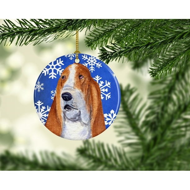 Basset hound hotsell christmas decorations