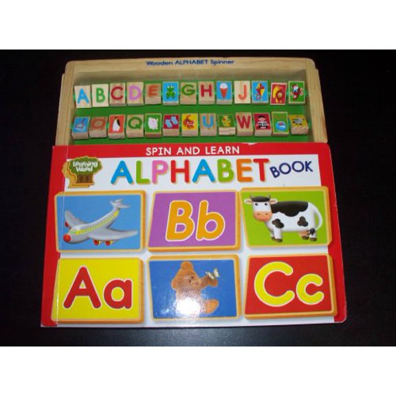 Pre-Owned Learning Wood Spin and Learn Alphabet Book Paperback
