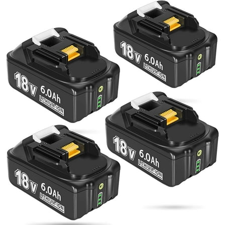 4 Packs Replace for 18V 6.0Ah Battery High Capacity LXT Lithium Ion Battery
