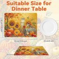 thumbnail image 2 of Educational Preschool Placemats Set of 6 Boho Plastic Table Mats Toddler Children Montessori Place Mats for Kids Washable Vinyl Holiday Table Decoration for Indoor Outdoor Party Kitchen Dining Table, 2 of 10