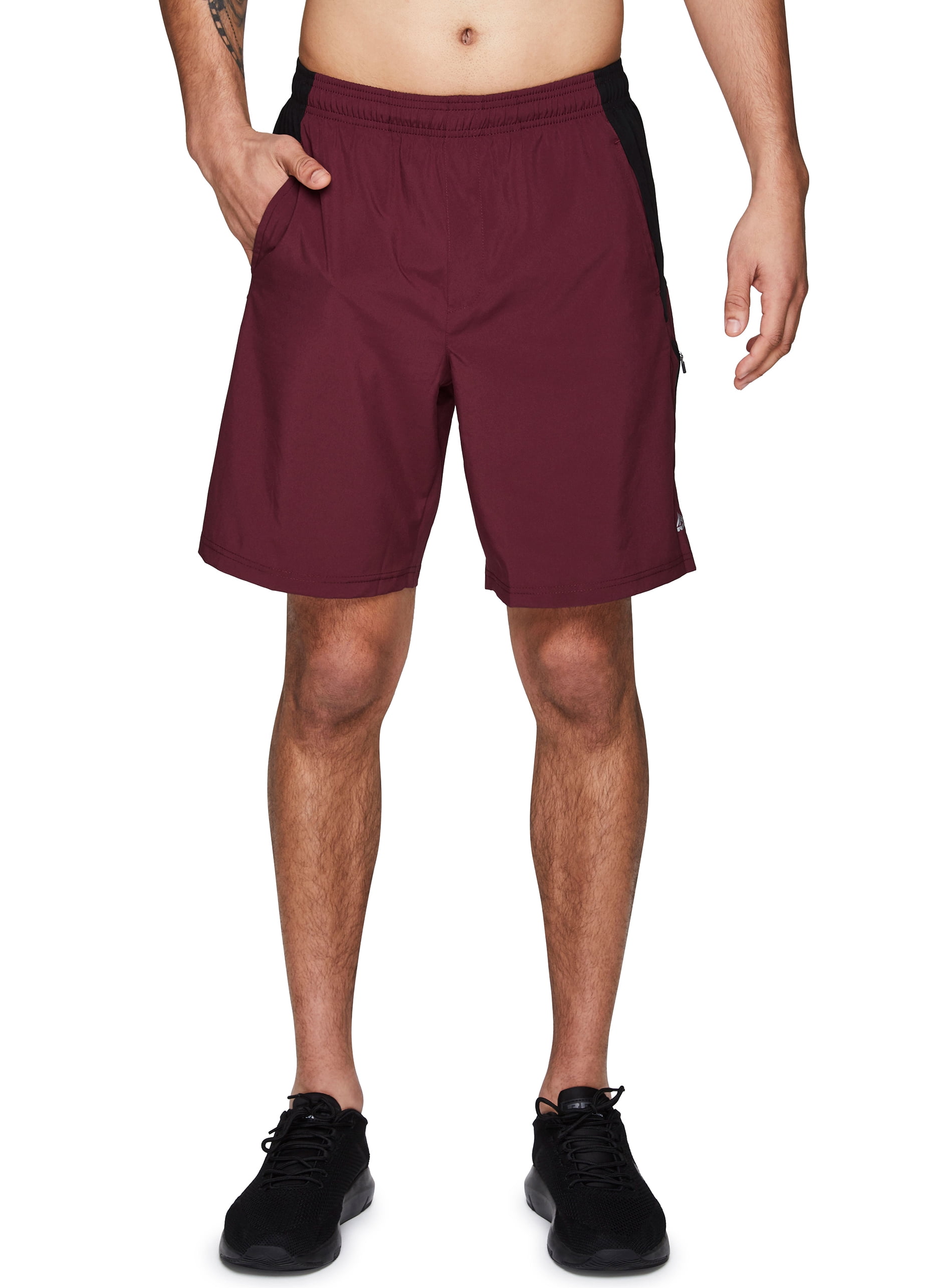 zip pocket training shorts