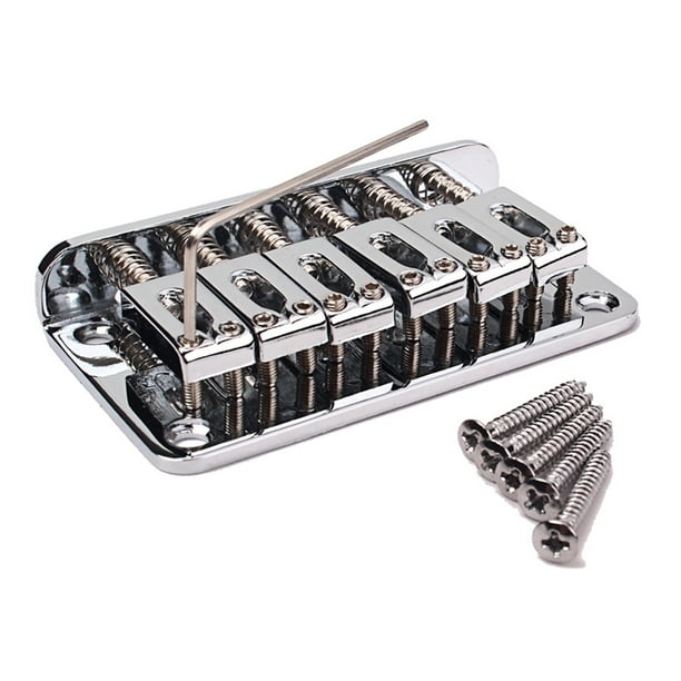 Wosthever Sillín de guitarra, pieza trasera, accesorios de reparación profesional, reemplazo de ajuste, puente fijo, instrumento de cuerda, reemplazo de Accesorios para instrumentos musicales Wosthever OD026085-00