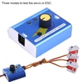 thumbnail image 4 of Servo Consistency Tester, ESC Checker for RC Plane Car Boat with  Aluminum Alloy, Anodization, and 3 Modes, for CCPM Mode, Simultaneous Testing of 13 Servos, 4 of 7