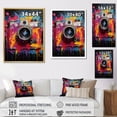 thumbnail image 4 of Designart "Colorful Cameras In Pop Art Style I" Pop Art Floater Framed Canvas Art Print, 4 of 5