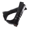 thumbnail image 4 of Boots Children Over-the-knee Rivets Elastic Shoes Aritifical Soft Leather Light Slipproof Rivets Winter Windproof Warm Outdoor Boot 29, 4 of 7