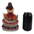 thumbnail image 6 of Day Of The Dead Traditional Red Gown Sugar Skull Dancer Statue Vivas Calacas, 6 of 7