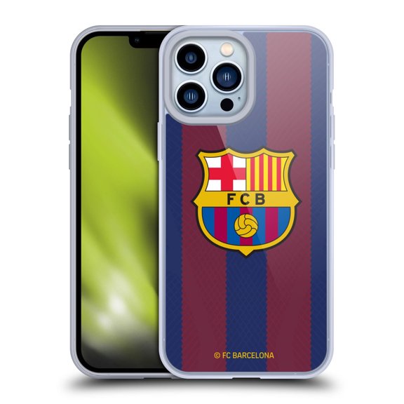 Head Case Designs FC Barcelona 2023/24 Crest Kit Home Soft Gel Case for Apple iPhone 13 Pro Max