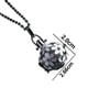 thumbnail image 2 of Collar difusor de aceite esencial de aromaterapia, colgante de acero inoxidable, medallón de perfume, joyería para mujer, regalo para el día de la madre para mamá/mujer, 2 of 6