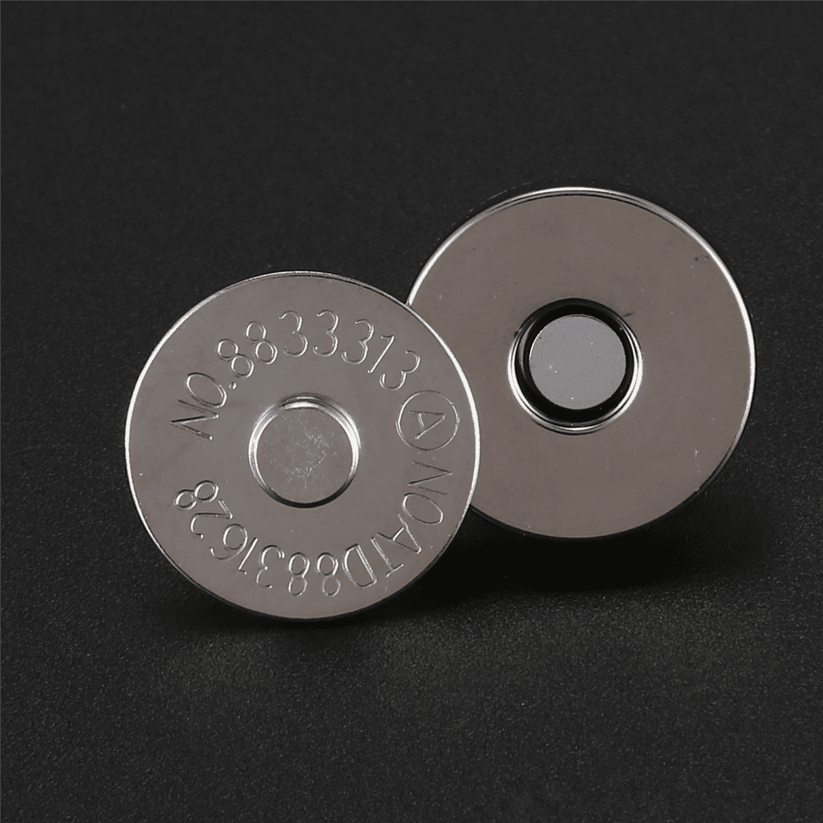 200 Sets Magnetic Button Clasp Snaps 18mm - Great for Sewing, Craft, Purses, Bags, Clothes, Leather