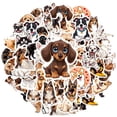 thumbnail image 2 of 35pcs Playful Puppy Stickers Animal Cartoon Pack for Luggage Suitcase Notebook, 2 of 9