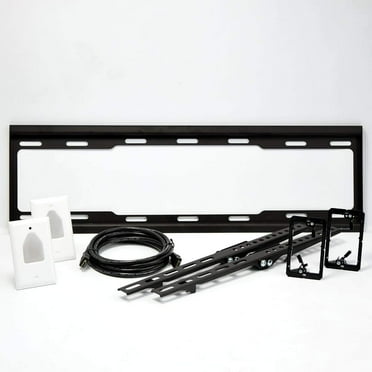 Rhino Brackets Tilt TV Wall Bracket With In-Wall Wire Hider Kit For 37-70 Inch Screens