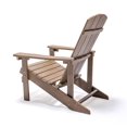 thumbnail image 4 of Tanfly Polycarbonate Adirondack Chair for Indoor/Outdoor Use - Brown, 4 of 4