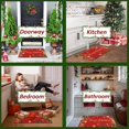 thumbnail image 6 of Christmas Door Mat Outdoor, Christmas Decorations for Home Non-Slip Merry Christmas and Happy New Year Doormat Low Profile Rug Holiday Welcome Mat Indoor Outdoor Xmas Decor 17 x 30 Inch, 6 of 6