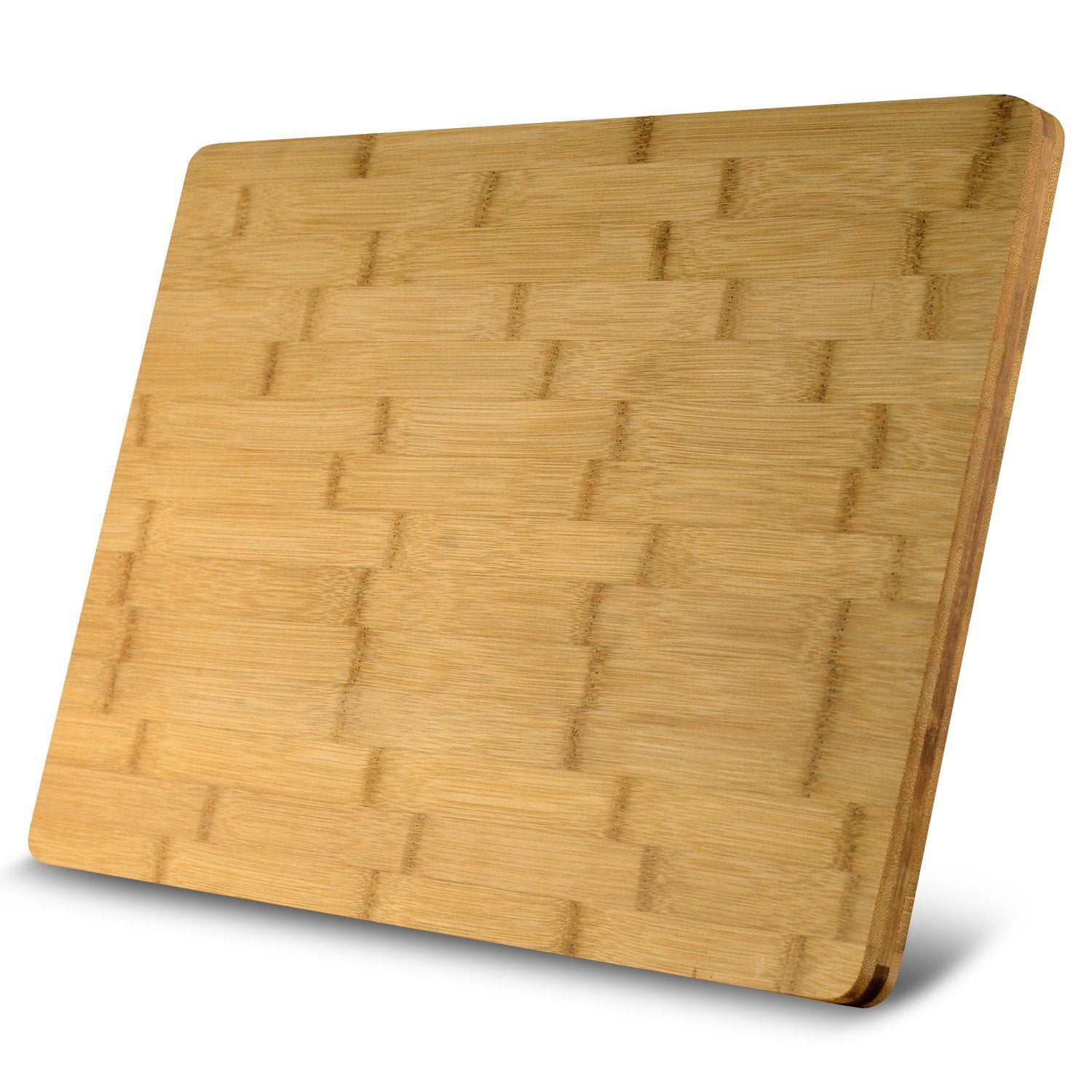 Heim Concept Premium Organic Bamboo Extra Large Cutting Board and Serving Tray Drip Groove