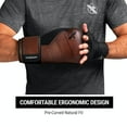 thumbnail image 4 of Hayabusa S4 Leather Boxing Gloves for Women & Men - Brown, 10oz, 4 of 5