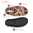 thumbnail image 3 of Jessica Simpson Womens Plush Cross Band Plush Memory Foam Slide Slipper, 3 of 9