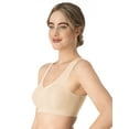 thumbnail image 3 of Hanes Womens Bralette, Invisible Embrace Pullover Bralette, Moisture-Wicking T-Shirt Bra, 3 of 10