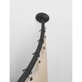 thumbnail image 4 of Mainstays Smart Rods Adjustable Curved Shower Curtain Rod, Tool-Free Tension or Wall-Mount Installation, 50" to 72", 4 of 6