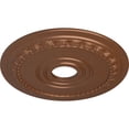 thumbnail image 3 of Ekena Millwork 17 1/2"OD x 3 5/8"ID x 1"P Munich Ceiling Medallion (Fits Canopies up to 5 5/8"), Hand-Painted Polished Copper, 3 of 6