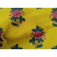 thumbnail image 4 of oneOone Cotton Poplin Fabric Leaves & Floral Block Decor Fabric Printed BTY 56 Inch Wide, 4 of 4